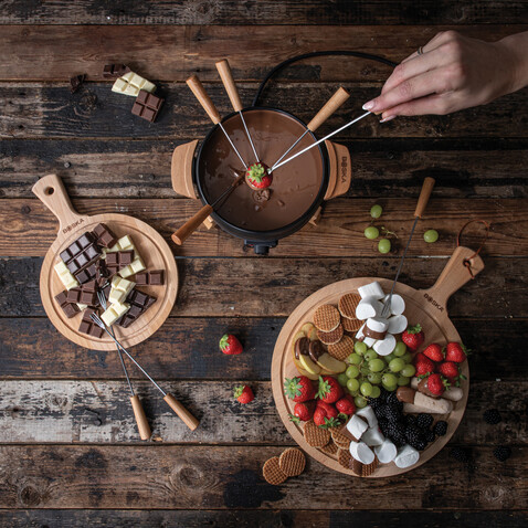 BOSKA elektrisches Party Fondue Set - 2.3L (EU Type F) schwarz bedrucken, Art.-Nr. RB853570 BOSKA elektrisches Party Fondue Set - 2.3L (EU Type F) schwarz bedrucken, Art.-Nr. RB853570