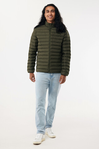 IQONIQ Maiko Herren Steppjacke aus recyceltem Polyester khaki bedrucken, Art.-Nr. T1703.020.XXXL