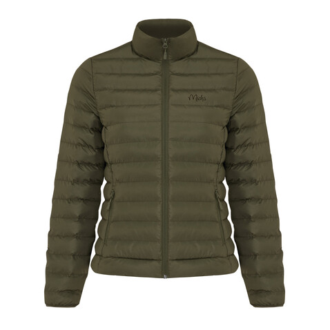 IQONIQ Maiko Damen Steppjacke aus recyceltem Polyester khaki bedrucken, Art.-Nr. T4703.020.XXS