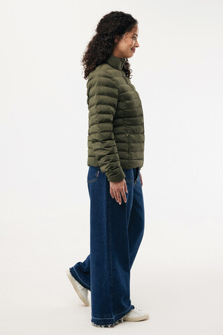 IQONIQ Maiko Damen Steppjacke aus recyceltem Polyester khaki bedrucken, Art.-Nr. T4703.020.XXS