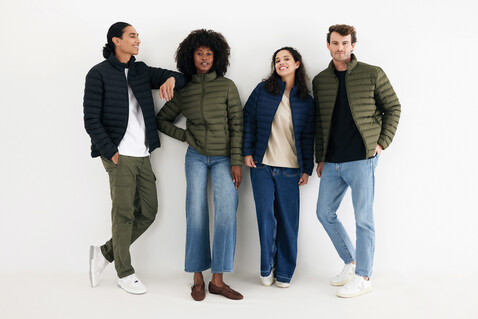 IQONIQ Maiko Damen Steppjacke aus recyceltem Polyester khaki bedrucken, Art.-Nr. T4703.020.XXS