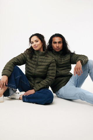 IQONIQ Maiko Damen Steppjacke aus recyceltem Polyester khaki bedrucken, Art.-Nr. T4703.020.XXS