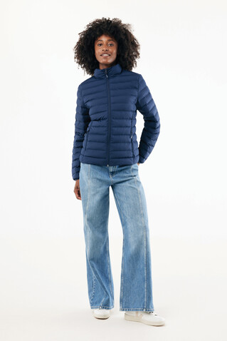 IQONIQ Maiko Damen Steppjacke aus recyceltem Polyester navy blau bedrucken, Art.-Nr. T4703.002.XXS