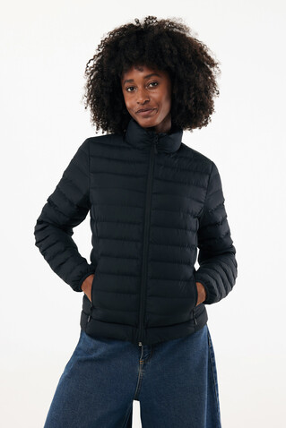 IQONIQ Maiko Damen Steppjacke aus recyceltem Polyester schwarz bedrucken, Art.-Nr. T4703.001.L IQONIQ Maiko Damen Steppjacke aus recyceltem Polyester schwarz bedrucken, Art.-Nr. T4703.001.L