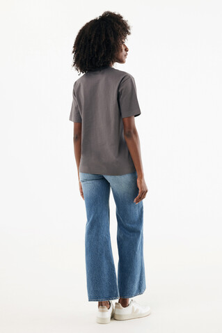 IQONIQ Nikko Heavyweight T-Shirt aus recycelter Baumwolle anthrazit bedrucken, Art.-Nr. T9106.019.S
