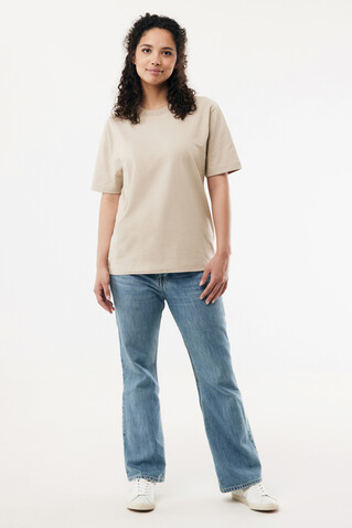 IQONIQ Nikko Heavyweight T-Shirt aus recycelter Baumwolle desert bedrucken, Art.-Nr. T9106.006.XS