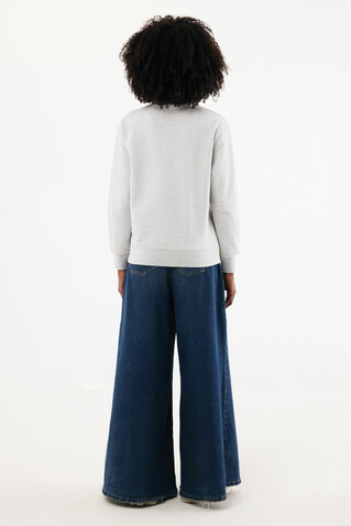 IQONIQ Elgon Quarter-Zip-Sweater aus rec. Baumwolle light heather grey bedrucken, Art.-Nr. T9601.032.5XL