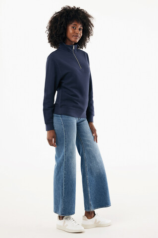 IQONIQ Elgon Quarter-Zip-Sweater aus rec. Baumwolle navy blau bedrucken, Art.-Nr. T9601.002.XXXL IQONIQ Elgon Quarter-Zip-Sweater aus rec. Baumwolle navy blau bedrucken, Art.-Nr. T9601.002.XXXL