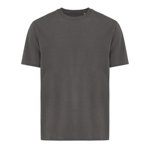 IQONIQ Nikko Heavyweight T-Shirt aus recycelter Baumwolle anthrazit bedrucken, Art.-Nr. T9106.019.S