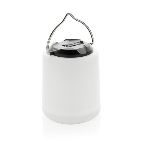Limio tragbare wiederaufladbare Tischlampe aus RCS rec. ABS weiß bedrucken, Art.-Nr. P513.5003 Limio tragbare wiederaufladbare Tischlampe aus RCS rec. ABS weiß bedrucken, Art.-Nr. P513.5003