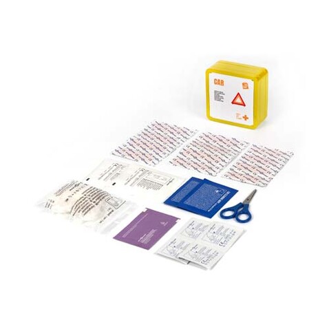 MyKit Erste Hilfe Set für das Auto, gelb bedrucken, Art.-Nr. 1Z263211 MyKit Erste Hilfe Set für das Auto, gelb bedrucken, Art.-Nr. 1Z263211