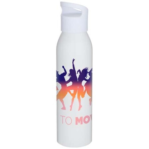 Sky 650 ml RCS-zertifizierte, einwandige Trinkflasche aus recyceltem Edelstahl, weiss bedrucken, Art.-Nr. 10086801 Sky 650 ml RCS-zertifizierte, einwandige Trinkflasche aus recyceltem Edelstahl, weiss bedrucken, Art.-Nr. 10086801