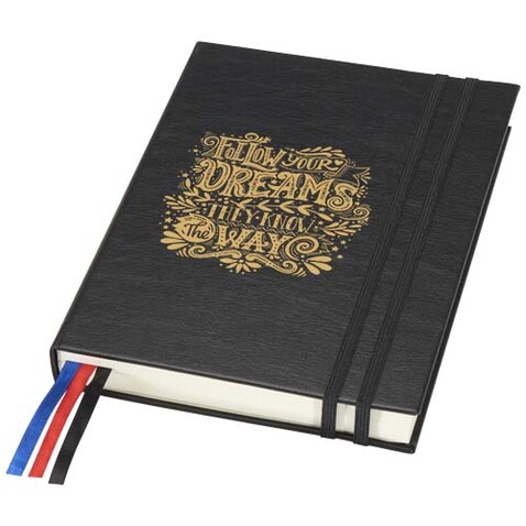 Alder A5 Hardcover Notizbuch, schwarz bedrucken, Art.-Nr. 10625790 Alder A5 Hardcover Notizbuch, schwarz bedrucken, Art.-Nr. 10625790