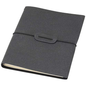 Slyk A5 nachfüllbares Notizbuch mit zwei Heften, grau bedrucken, Art.-Nr. 10798082
