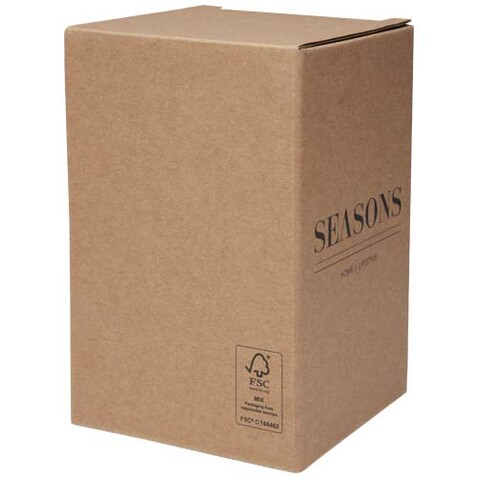 Supo 480 ml doppelwandiger Lunchpot aus recyceltem Edelstahl, weiss bedrucken, Art.-Nr. 11342101 Supo 480 ml doppelwandiger Lunchpot aus recyceltem Edelstahl, weiss bedrucken, Art.-Nr. 11342101