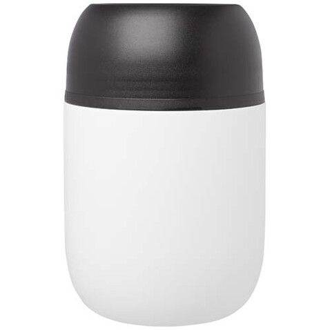 Supo 480 ml doppelwandiger Lunchpot aus recyceltem Edelstahl, weiss bedrucken, Art.-Nr. 11342101 Supo 480 ml doppelwandiger Lunchpot aus recyceltem Edelstahl, weiss bedrucken, Art.-Nr. 11342101