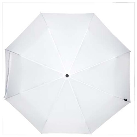 Dane 21" RPET Regenschirm, weiss bedrucken, Art.-Nr. 11350801