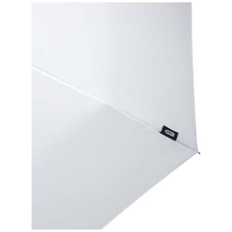 Dane 21" RPET Regenschirm, weiss bedrucken, Art.-Nr. 11350801