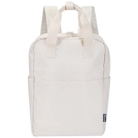 Trip 14" Aware™ Recycelter Laptop Rucksack 9 L, offwhite bedrucken, Art.-Nr. 12076202
