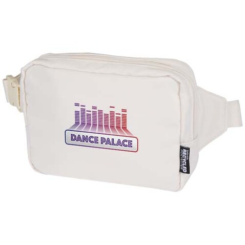 Trip Aware™ Recycelte Reisetasche mit Schultergurt 1 L, offwhite bedrucken, Art.-Nr. 12076402 Trip Aware™ Recycelte Reisetasche mit Schultergurt 1 L, offwhite bedrucken, Art.-Nr. 12076402
