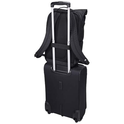 Case Logic Variate 17" erweiterbarer Rolltop Laptop Rucksack aus recyceltem Material, schwarz bedrucken, Art.-Nr. 12077690 Case Logic Variate 17" erweiterbarer Rolltop Laptop Rucksack aus recyceltem Material, schwarz bedrucken, Art.-Nr. 12077690