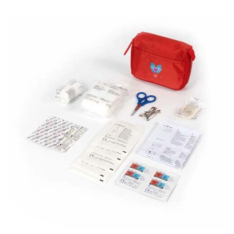 Basic Erste Hilfe Set, 31-teilig, rot bedrucken, Art.-Nr. 12205521