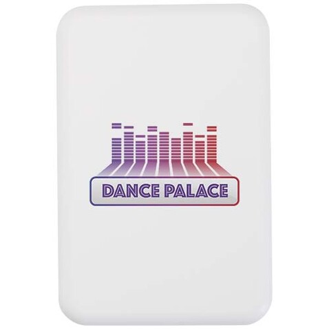 Acrab 15 W 5.000 mAh magnetische kabellose Powerbank mit 20 W PD aus recyceltem Kunststoff, weiss bedrucken, Art.-Nr. 12444101 Acrab 15 W 5.000 mAh magnetische kabellose Powerbank mit 20 W PD aus recyceltem Kunststoff, weiss bedrucken, Art.-Nr. 12444101