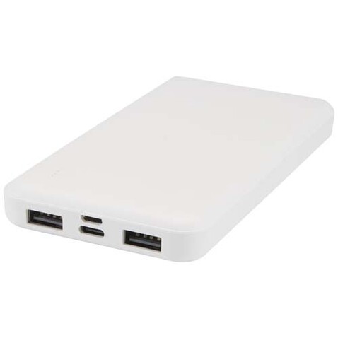 Intan 10 W 10.000 mAh Powerbank aus recyceltem Kunststoff, weiss bedrucken, Art.-Nr. 12445801 Intan 10 W 10.000 mAh Powerbank aus recyceltem Kunststoff, weiss bedrucken, Art.-Nr. 12445801