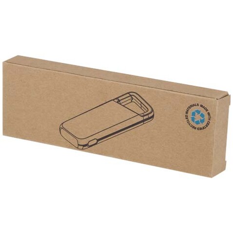 Alkes 12 W 5.000 mAh wasserfeste Powerbank aus recyceltem Kunststoff mit Karabinerhaken, weiss bedrucken, Art.-Nr. 12447001 Alkes 12 W 5.000 mAh wasserfeste Powerbank aus recyceltem Kunststoff mit Karabinerhaken, weiss bedrucken, Art.-Nr. 12447001