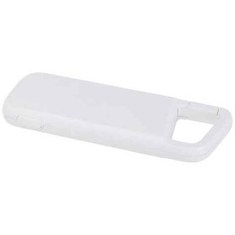 Alkes 12 W 5.000 mAh wasserfeste Powerbank aus recyceltem Kunststoff mit Karabinerhaken, weiss bedrucken, Art.-Nr. 12447001 Alkes 12 W 5.000 mAh wasserfeste Powerbank aus recyceltem Kunststoff mit Karabinerhaken, weiss bedrucken, Art.-Nr. 12447001
