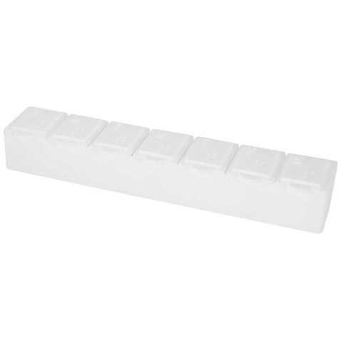 Dose 7 Tage Tabletten Box, weiss bedrucken, Art.-Nr. 12637301 Dose 7 Tage Tabletten Box, weiss bedrucken, Art.-Nr. 12637301