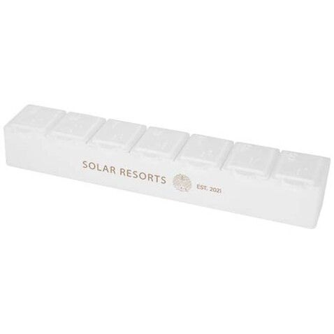 Dose 7 Tage Tabletten Box, weiss bedrucken, Art.-Nr. 12637301 Dose 7 Tage Tabletten Box, weiss bedrucken, Art.-Nr. 12637301