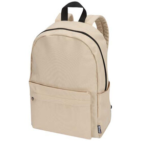 Byron 14&amp;quot; GRS-recycelter City Laptop Rucksack 14 L, Oatmeal bedrucken, Art.-Nr. 13009607