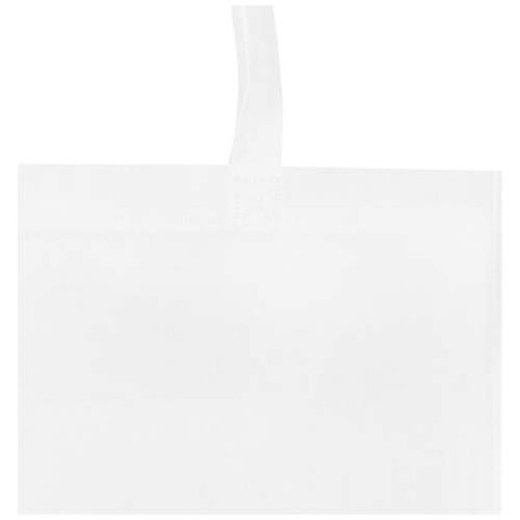 EcoSeal GRS-recycelte Nonwoven Kongress Tragetasche 6 L, weiss bedrucken, Art.-Nr. 13010501