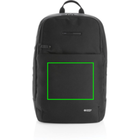 Swiss Peak Rucksack mit UV-Sterilisations-Tasche schwarz bedrucken, Art.-Nr. P762.551 Swiss Peak Rucksack mit UV-Sterilisations-Tasche schwarz bedrucken, Art.-Nr. P762.551