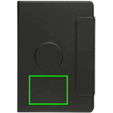 Stuart Magnet-Portfolio A5 aus RCS-zertifiziertem rPU schwarz bedrucken, Art.-Nr. P774.6301 Stuart Magnet-Portfolio A5 aus RCS-zertifiziertem rPU schwarz bedrucken, Art.-Nr. P774.6301