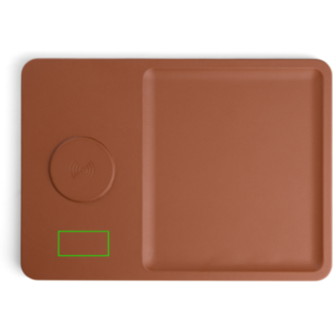 VINGA Timo RCS Desk-Charger und Ablage braun bedrucken, Art.-Nr. V3080009 VINGA Timo RCS Desk-Charger und Ablage braun bedrucken, Art.-Nr. V3080009