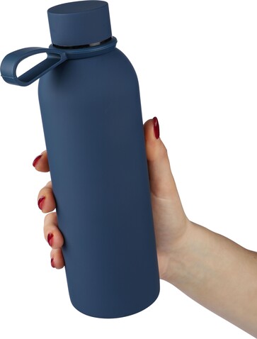Trinkflasche Sena | Recycelt | 500 ml – Blau bedrucken, Art.-Nr. 005999999_1267809 Trinkflasche Sena | Recycelt | 500 ml – Blau bedrucken, Art.-Nr. 005999999_1267809