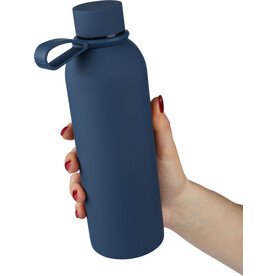 Trinkflasche Sena | Recycelt | 500 ml – Blau bedrucken, Art.-Nr. 005999999_1267809