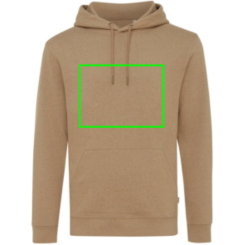 IQONIQ Torres ungefärbter Hoodie aus recycelter Baumwolle heather brown bedrucken, Art.-Nr. T9401.017.XXXL IQONIQ Torres ungefärbter Hoodie aus recycelter Baumwolle heather brown bedrucken, Art.-Nr. T9401.017.XXXL