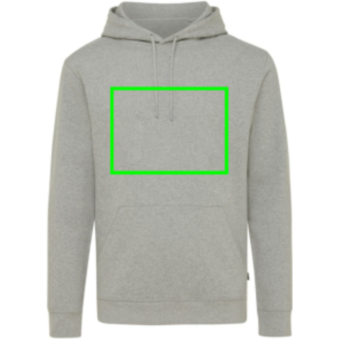 IQONIQ Torres ungefärbter Hoodie aus recycelter Baumwolle heather grey bedrucken, Art.-Nr. T9401.013.XXS IQONIQ Torres ungefärbter Hoodie aus recycelter Baumwolle heather grey bedrucken, Art.-Nr. T9401.013.XXS