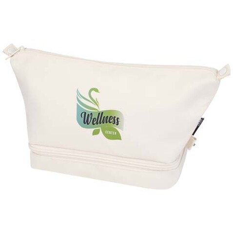 Trip Aware™ Recycelter Reisekulturbeutel 6 L, offwhite bedrucken, Art.-Nr. 12076602 Trip Aware™ Recycelter Reisekulturbeutel 6 L, offwhite bedrucken, Art.-Nr. 12076602