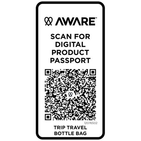 Trip Aware™ Recycelte Reisetasche für Flaschen 2 L, offwhite bedrucken, Art.-Nr. 12076502 Trip Aware™ Recycelte Reisetasche für Flaschen 2 L, offwhite bedrucken, Art.-Nr. 12076502