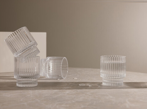 VINGA York Tumbler, 4-tlg. Set transparent bedrucken, Art.-Nr. V4330900 VINGA York Tumbler, 4-tlg. Set transparent bedrucken, Art.-Nr. V4330900