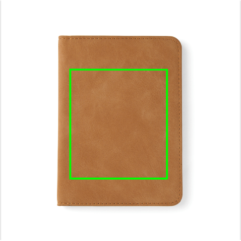 VINGA Bosler RCS RFID Passport-Cover braun bedrucken, Art.-Nr. V8200509 VINGA Bosler RCS RFID Passport-Cover braun bedrucken, Art.-Nr. V8200509