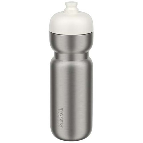 Mepal Pull 800 ml Edelstahl Sportflasche, weiss bedrucken, Art.-Nr. 10091101