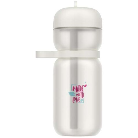 Mepal 600 ml Flip Sportflasche, weiss bedrucken, Art.-Nr. 10091301 Mepal 600 ml Flip Sportflasche, weiss bedrucken, Art.-Nr. 10091301