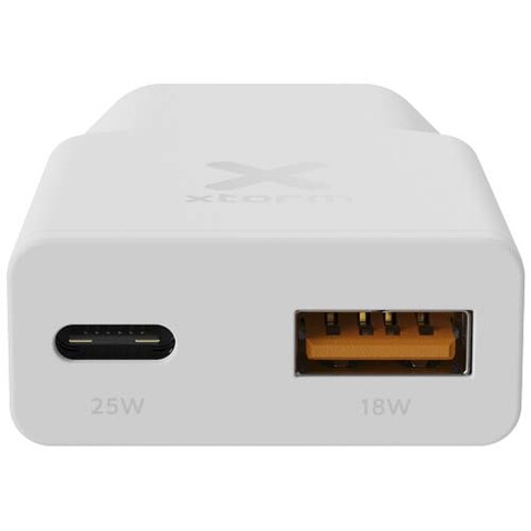 Xtorm XG2SL025 Go2 SlimLine 25W Ladegerät, weiss bedrucken, Art.-Nr. 12447501 Xtorm XG2SL025 Go2 SlimLine 25W Ladegerät, weiss bedrucken, Art.-Nr. 12447501