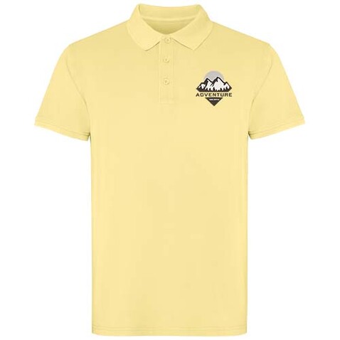 Cobain Poloshirt Unisex, gelb bedrucken, Art.-Nr. R2202D90 Cobain Poloshirt Unisex, gelb bedrucken, Art.-Nr. R2202D90