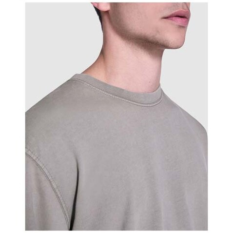 Jaya Pullover mit Rundhalsausschnitt Unisex, gelb bedrucken, Art.-Nr. R2203D90 Jaya Pullover mit Rundhalsausschnitt Unisex, gelb bedrucken, Art.-Nr. R2203D90